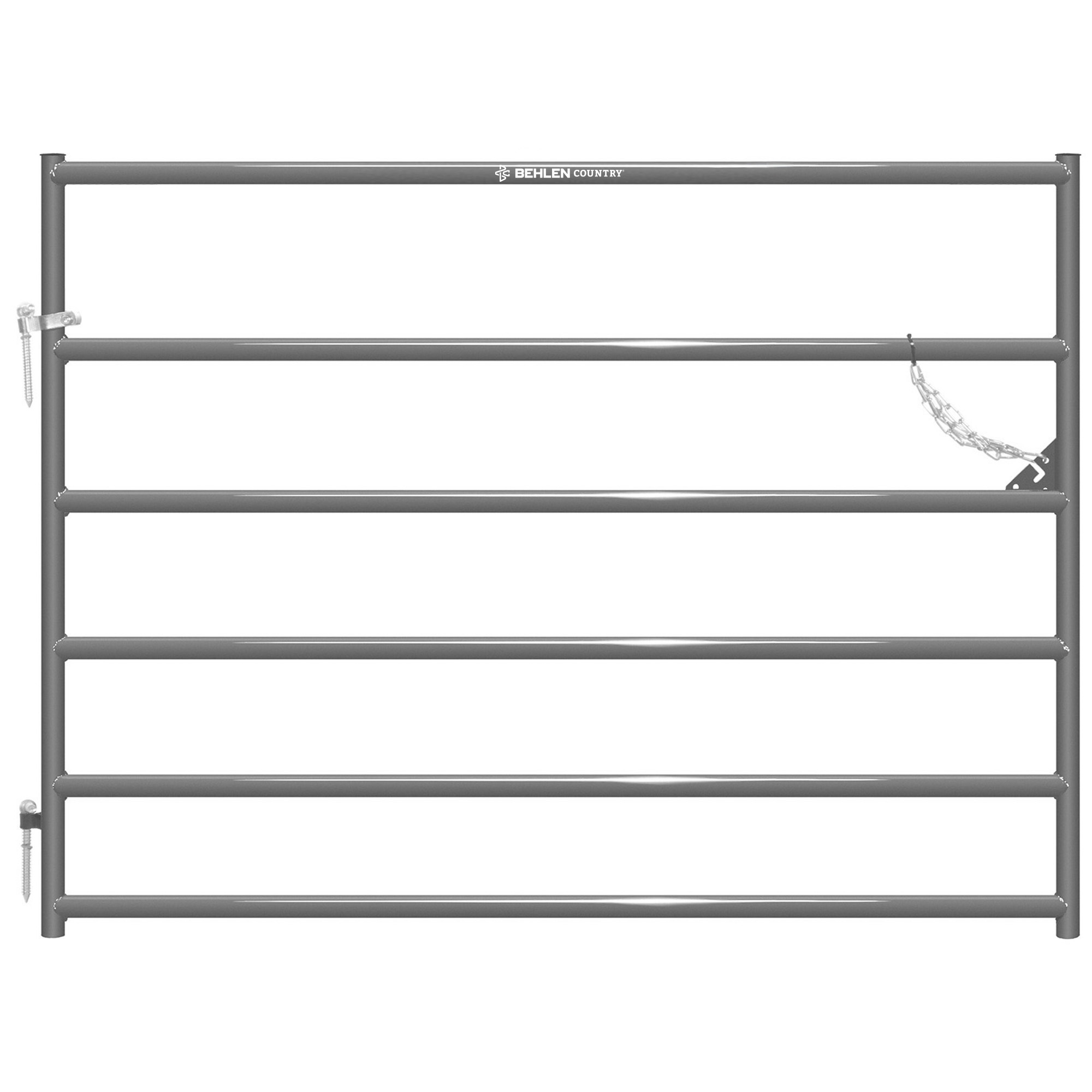 Behlen Country 6' Heritage Square Corner Gate | Gray